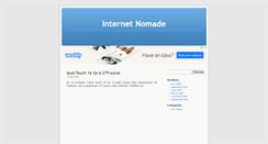 Desktop Screenshot of internet-nomade.blog-machine.info