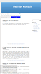 Mobile Screenshot of internet-nomade.blog-machine.info