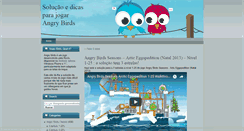 Desktop Screenshot of angry-birds-solucao.blog-machine.info