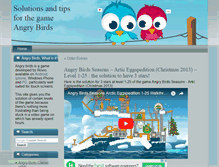 Tablet Screenshot of angry-birds-solutions.blog-machine.info