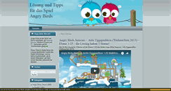 Desktop Screenshot of angry-birds-losung.blog-machine.info